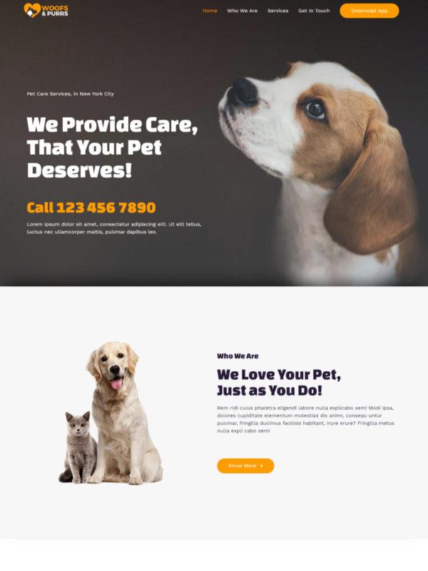 27. Pet Services Theme