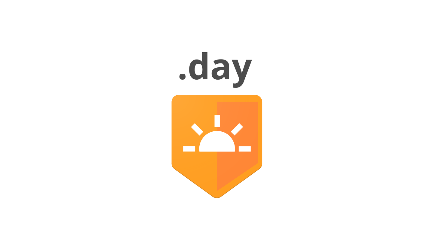A logo of the day domain
