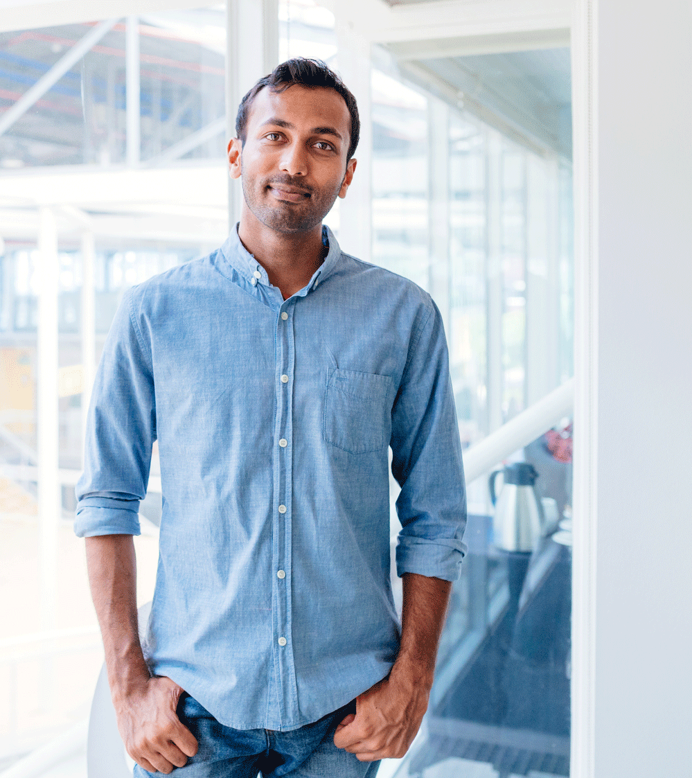 Man standing in his office